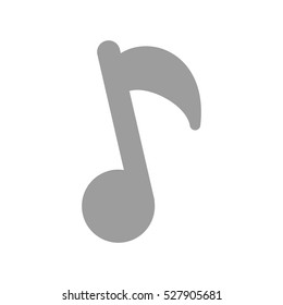 Isolated music note icon vector illustration graphic design