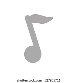 Isolated music note icon vector illustration graphic design