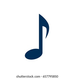 Isolated Musical Note Icon Symbol On Clean Background. Vector Tone Symbol Element In Trendy Style.