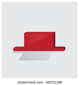Isolated musical note on a grey background