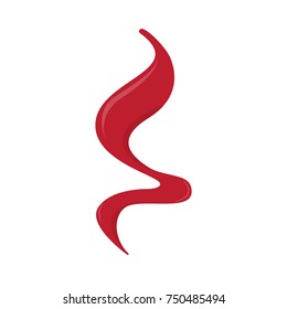 Isolated musical note, Quarter note rest, Vector illustration