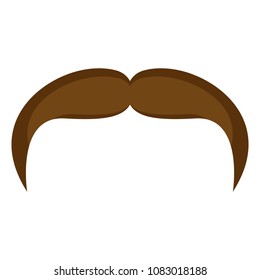 Isolated mustache icon