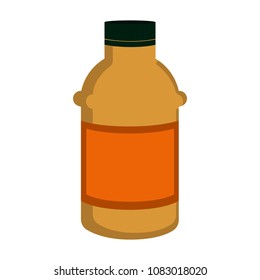 Isolated mustard bottle icon