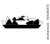 Isolated nachos design