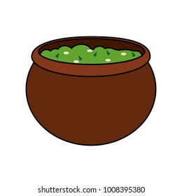 Isolated nachos design