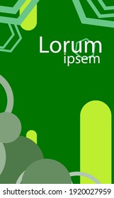 ilustración aislada de fondo de namarom compuesta de círculos, hexágonos y barras cilíndricas sobre una proyección astral verde.