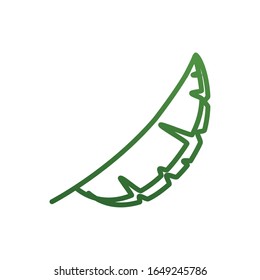 Icono de diseño con estilo de gradiente natural aislado de vegetación floral jardín adorno botánico y tema de la vida Ilustración vectorial
