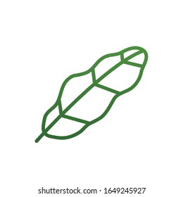 Icono de diseño con estilo de gradiente natural aislado de vegetación floral jardín adorno botánico y tema de la vida Ilustración vectorial