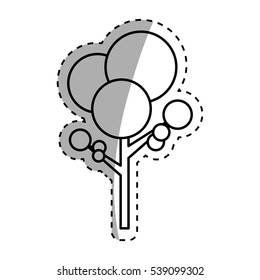 isolated natural tree icon vector illustration graphic design