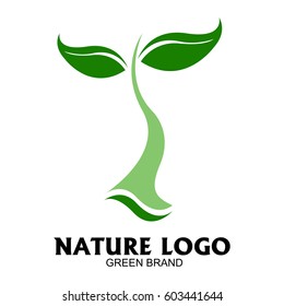 Isolated nature logo on a white background, Vector illustration