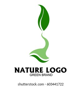 Isolated nature logo on a white background, Vector illustration