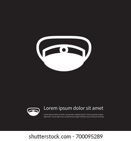 Isolated Navy Icon. Captain Vector Element Can Be Used For Captain, Military, Navy Design Concept.