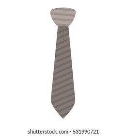 Isolated necktie design