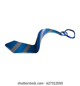 Isolated necktie on a white background, Vector illustration