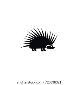 Isolated Needley Icon. Urchin Vector Element Can Be Used For Needley, Hedgehog, Urchin Design Concept.