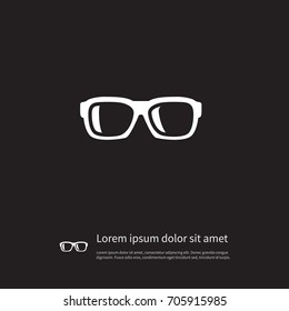 Isolated Nerd Icon. Specs Vector Element Can Be Used For Specs, Glasses, Eyeglasses Design Concept.