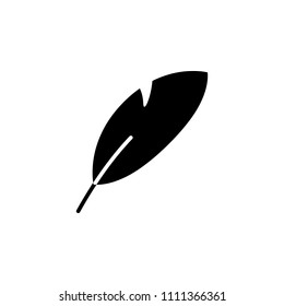 Isolated Nib Icon. Plume Vector Element Can Be Used For Nib, Feather, Pen Design Concept.