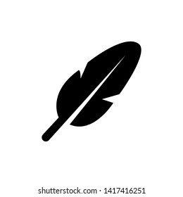 Isolated Nib Icon. Plume Vector Element Can Be Used For Nib, Feather, Pen Design Concept.