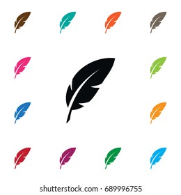 Isolated Nib Icon. Plume Vector Element Can Be Used For Nib, Feather, Pen Design Concept.