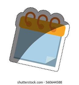 Isolated note paper icon vector illustration graphic design