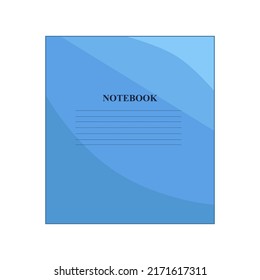isolated notebook illustration in white background