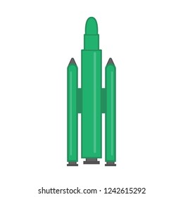 Isolated nuclear missile icon. Vector illustration design