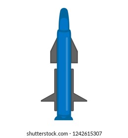 Isolated nuclear missile icon. Vector illustration design