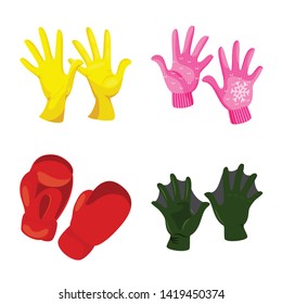Isolated object of accessory and style icon. Collection of accessory and distinctive vector icon for stock.