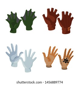 Isolated object of accessory and style symbol. Collection of accessory and distinctive stock symbol for web.