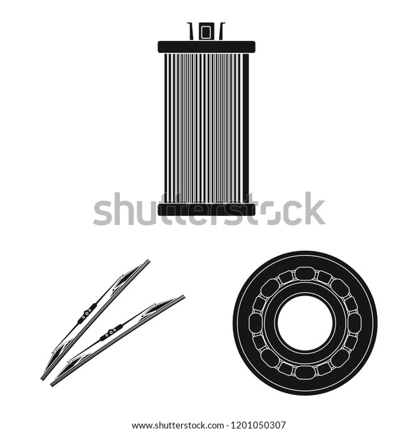 Isolated object of auto and part\
icon. Collection of auto and car stock vector\
illustration.