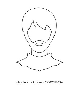 Isolated object of avatar and dummy logo. Set of avatar and image stock vector illustration.