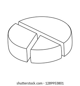 Isolated object of bank and money logo. Collection of bank and bill stock symbol for web.