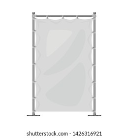 Isolated object of banner and screen sign. Set of banner and wall vector icon for stock.