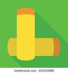 Isolated object of battery and alkaline logo. Set of battery and capacity vector icon for stock.