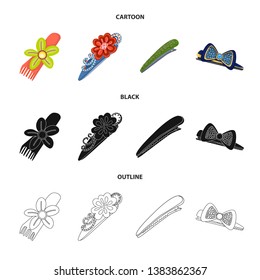 Isolated object of beauty and fashion icon. Collection of beauty and female vector icon for stock.