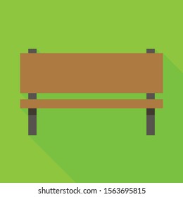 Isolated object of bench and seat icon. Web element of bench and furniture stock symbol for web.