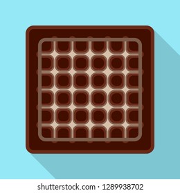 Isolated object of biscuit and bake sign. Collection of biscuit and chocolate stock vector illustration.