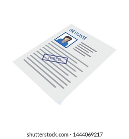 Isolated object of blank and leaflet icon. Set of blank and identity vector icon for stock.