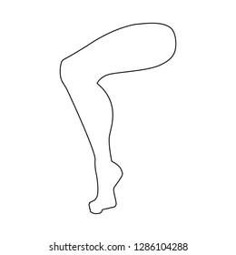 Isolated object of body and part icon. Set of body and anatomy stock vector illustration.