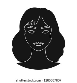 Isolated object of body and part sign. Collection of body and anatomy stock vector illustration.