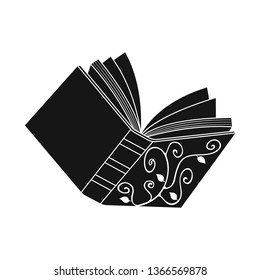 Isolated object of book and diary  symbol. Set of book and notebook  stock vector illustration.