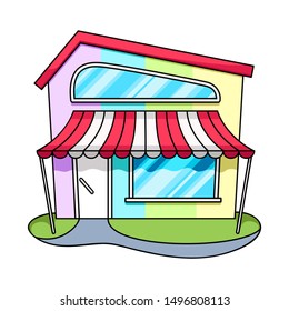 Isolated object of bookstore and shop logo. Set of bookstore and mini vector icon for stock.