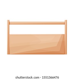 Isolated object of box and toolbox icon. Graphic of box and storage vector icon for stock.
