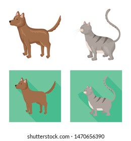 Isolated object of breeding and kitchen icon. Set of breeding and organic stock vector illustration.