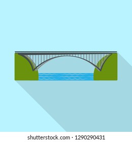 Isolated object of bridgework and bridge symbol. Collection of bridgework and landmark vector icon for stock.