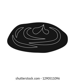 Isolated object of burger and sandwich icon. Set of burger and slice vector icon for stock.