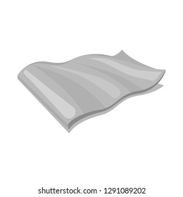 Isolated object of burger and sandwich icon. Set of burger and slice vector icon for stock.