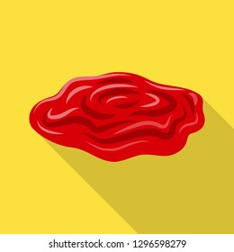 Isolated object of burger and sandwich logo. Set of burger and slice stock vector illustration.