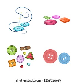 Isolated object of button  and circle symbol. Set of button  and banner vector icon for stock.