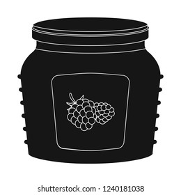 Isolated object of can and food icon. Set of can and package stock symbol for web.